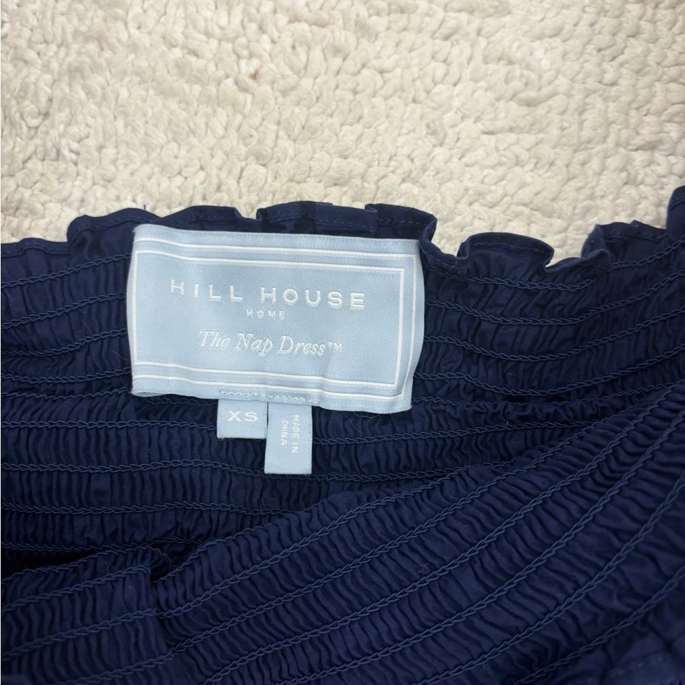 Hill House Athena nap dress in Navy Poplin size XS. - Picture 4 of 4